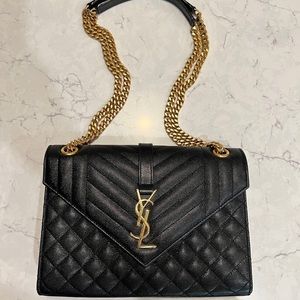 Authentic Saint Laurent Medium Envelope Bag